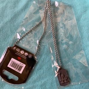 MLB Los Angeles Dodgers Dog Tag Necklace